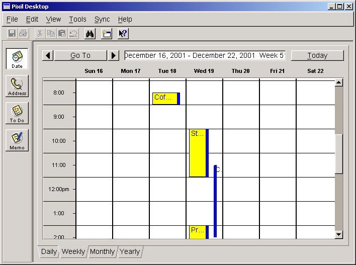 scheduler. The Desktop Scheduler